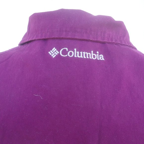 Columbia Vest Women's Size M Fuzz Zip with Inner Drawstring Waist - Picture 6 of 13